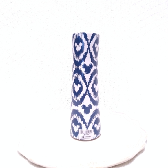 RARE Disney Parks Mickey Mouse Indigo Ceramic Vase - Picture 3 of 9